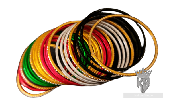 Plain Multi Color Metal Bangles