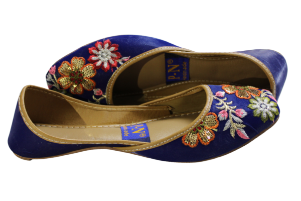 Blue Embroidery Khussa - Image 2